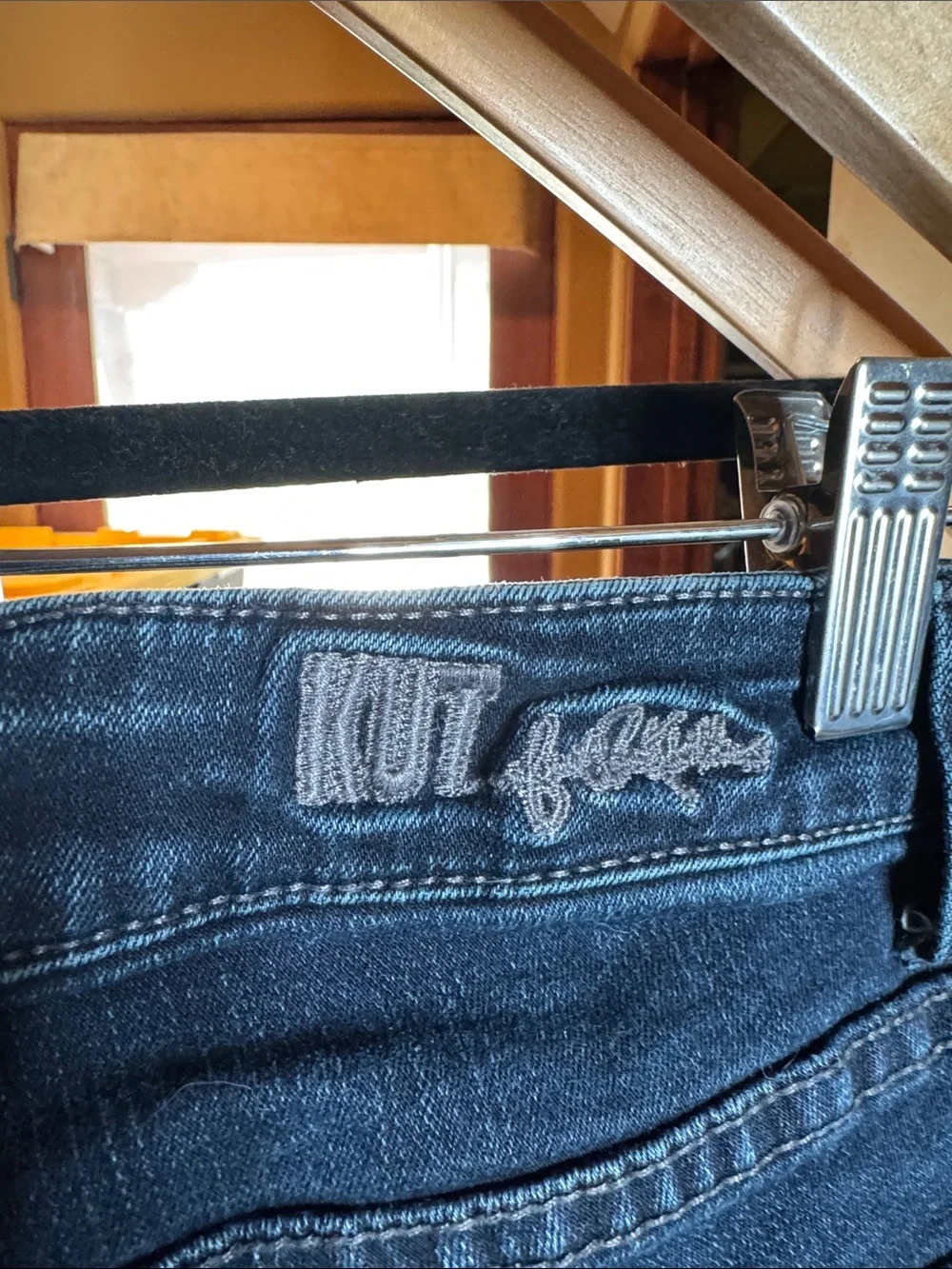 Kut From The Kloth Diana Mid Rise Relaxed Skinny Jeans Dark Wash Size 4 - Picture 7 of 10